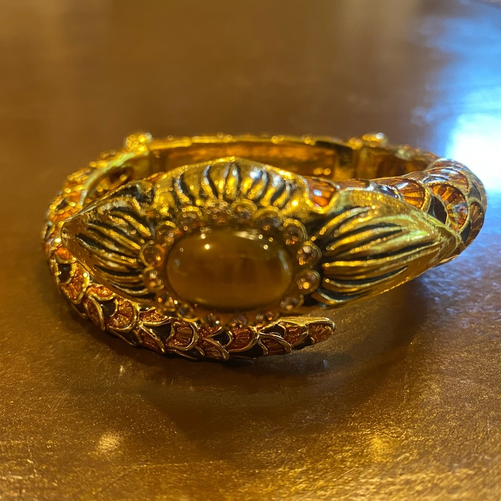 Roberto Cavalli snake bangle